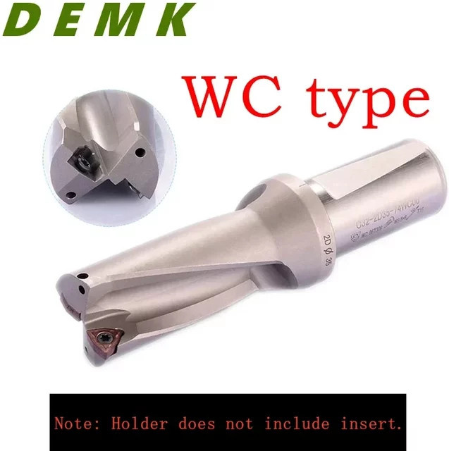 XCMY CNC-Bohrer-Set für WCMX und WCMT-Serie, U-Bohrer in Silber, Durchmesser 14 mm bis 50 mm - Bild 1