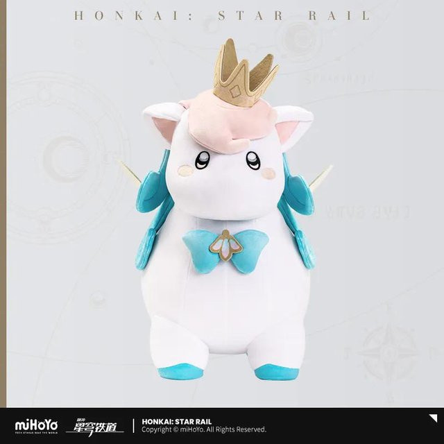 miHoYo Honkai Star Rail Kleines Ica Plüschkissen, Weiß - Bild 1