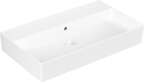 Villeroy & Boch Waschtisch Memento 2.0 in Weiß, rechteckig, Wandmontage mit Überlauf, B/T: 80 x 47 cm - Bild 1
