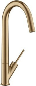 Hansgrohe Axor Starck Spültisch-Einhebelmischer mit Schwenkauslauf in Rosegold - Bild 1