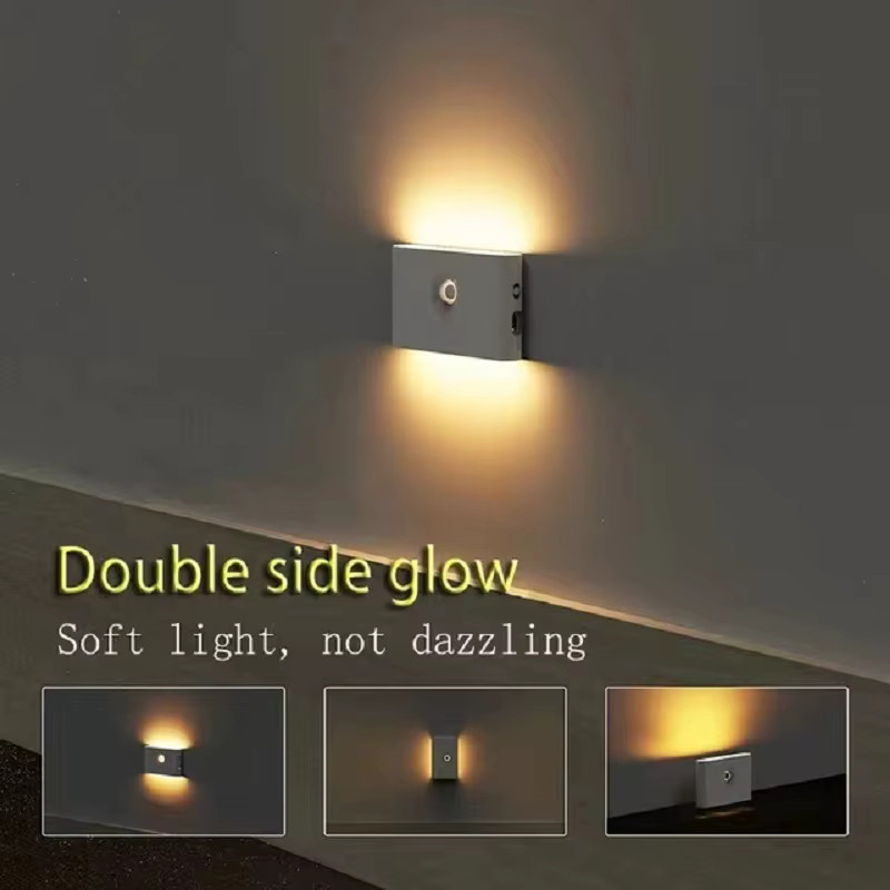 ATcomm Intelligentes LED Nachtlicht mit Bewegungssensor, wiederaufladbare drahtlose Magnet-Schranklampe für Küche, Treppe und Schränke - Bild 2