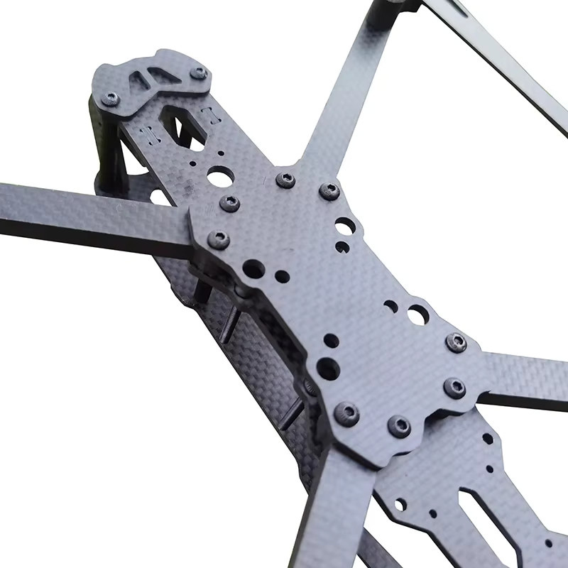 Mark4 V2 Carbonfaser-Rahmenset für FPV Freestyle RC Racing Drohnen in Schwarz, Radstand: 367mm, 387mm oder 427mm - Bild 3