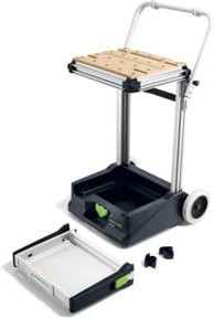 Festool Mobile Werkstatt MW 1000 Basic in Grau mit Arbeitsplatte und Rollen - Bild 2