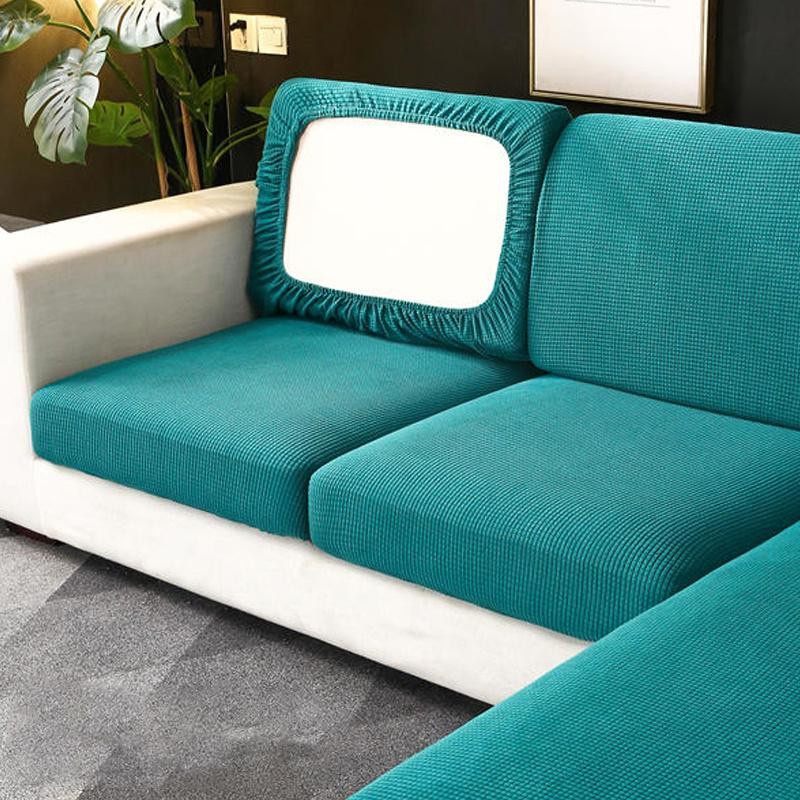 BRHUIXUE Sofa Kissenbezug Universal Sitzschutzhülle aus Polyester in Hellgrün - Bild 3