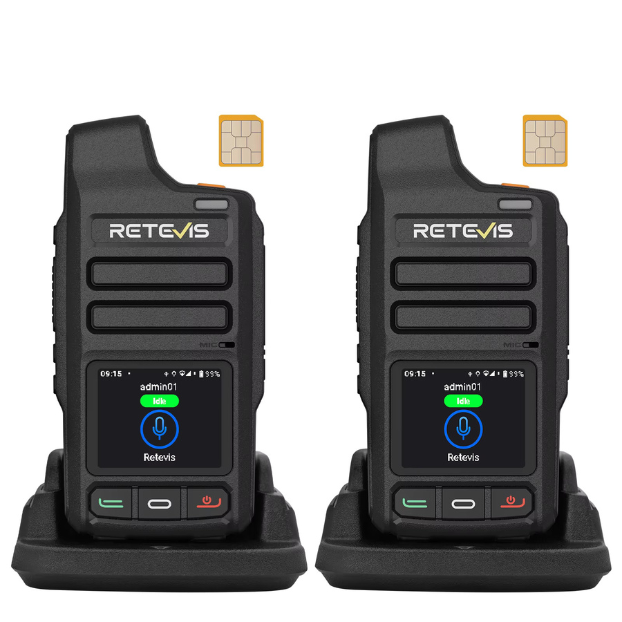 Retevis L71 4G POC Walkie Talkie mit Bluetooth, GPS und WiFi in Schwarz - Bild 3