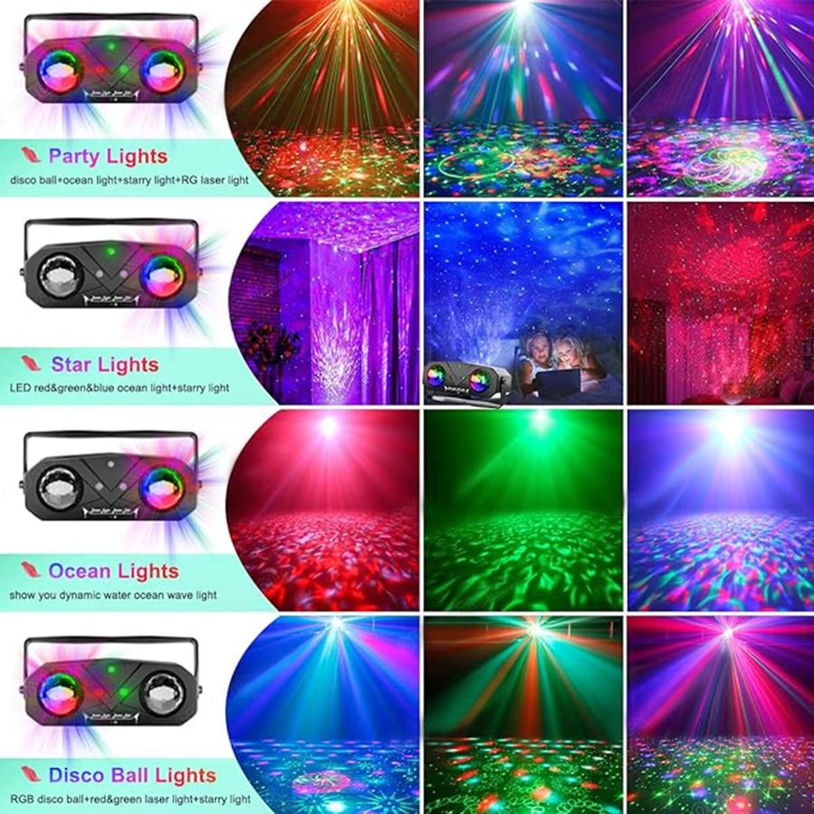 AMARYLLIS DJ Party Disco Ball mit Fernbedienung und Sound-Aktivierung für Club und Bühne - Bild 4