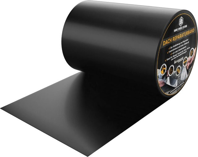 HSS Dach Reparaturband wasserdicht Schwarz Breite: 15 cm, Länge: 2,5 m - Bild 1