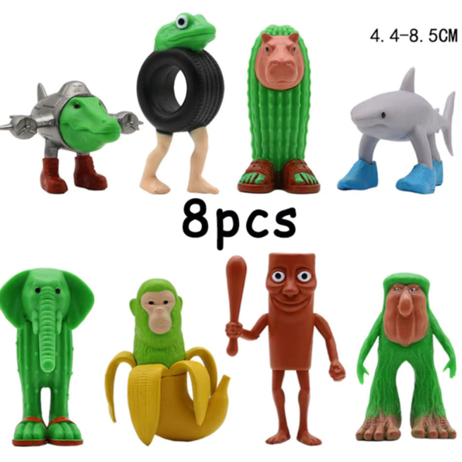 Bandai Italienisches Brainrot Anime Actionfiguren-Set, 8-12 Stück - Bild 3
