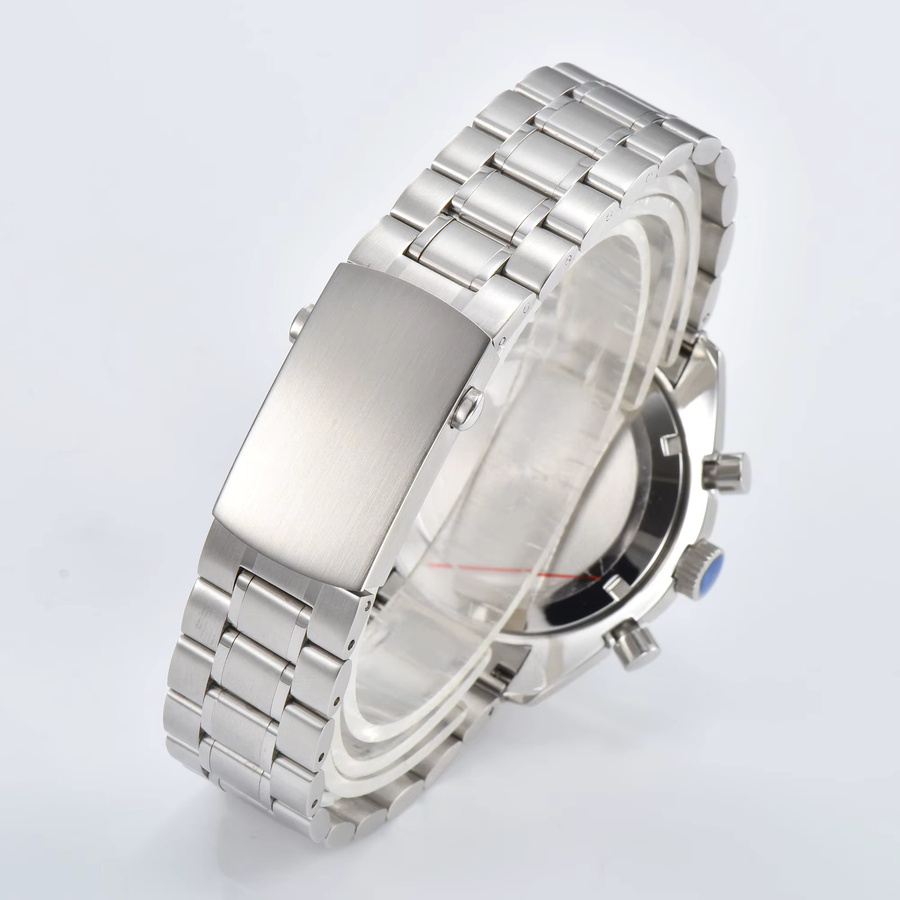 OUMASHI Armbanduhr Edelstahl, Automatik, 41,5 mm, Silber, Herren - Bild 2