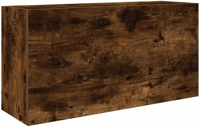 vidaXL Bad-Wandschrank aus Holzwerkstoff in Räuchereiche, B/T/H: 80 x 25 x 40 cm - Bild 1