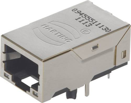 HARTING Buchse 09 45 551 1531 mit 8 Polen für Sensoren in Silber - Bild 1