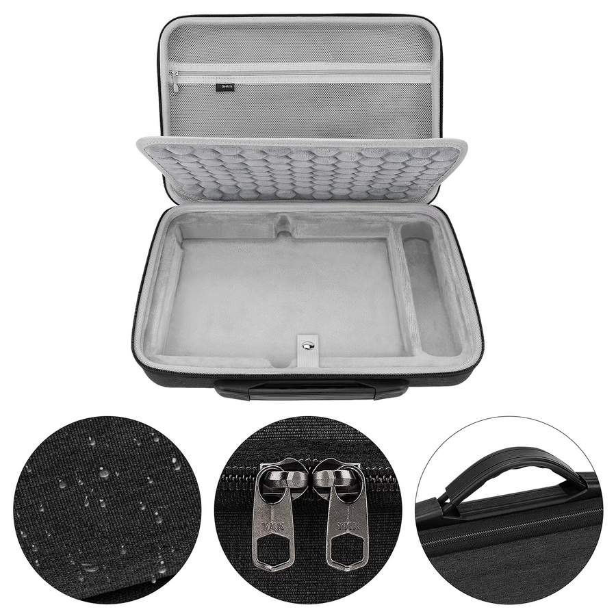 Geekria Hartschalen-Reisetasche für Drum-Machines, kompatibel mit Teenage Engineering EP-133 K.O. II EP-1320, Dunkelgrau - Bild 2