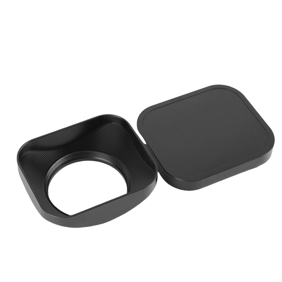KaiSai Kamera Gegenlichtblende aus Aluminiumlegierung mit Kappe, 49mm, Silber - Bild 1