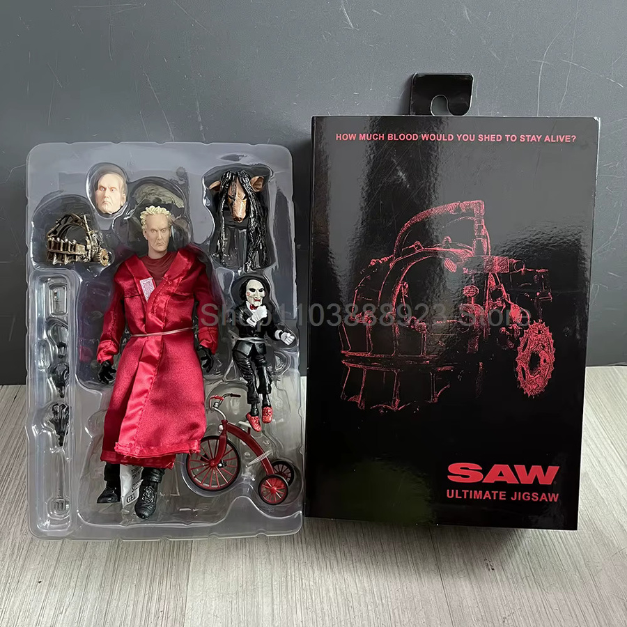 Bandai Saw Jigsaw Actionfigur, Rote Robe, Schwarze Robe, Modell Puppe - Bild 3