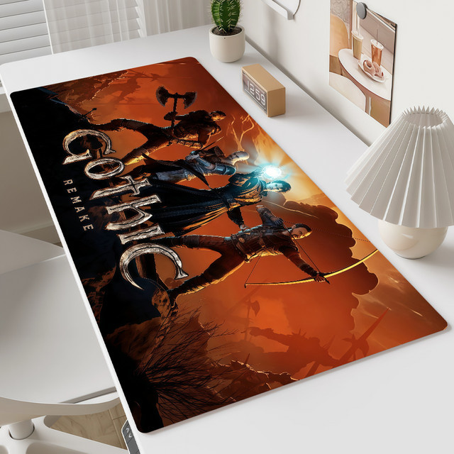 Remake G-Gothic Gaming Mauspad in Multicolour, rutschfestes und verdicktes Schreibpad mit Lockedge für Gaming und Büro - Bild 1