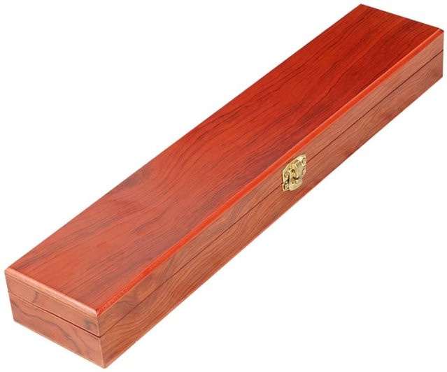 Shenhu Win Schmuckschatulle aus Holz in Braun im Retro Vintage Design, Breite: 35 cm - Bild 1