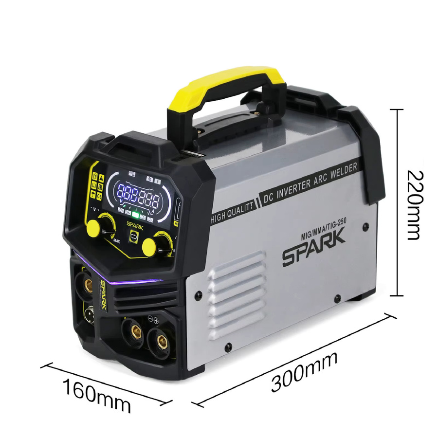 Betuyoo 3-in-1 Gasloses Schweißgerät MIG/MMA/Lift-TIG mit IGBT-Inverter-Technologie, 220V, 20-250A, tragbare Fülldrahtschweißmaschine mit LED-Digitalanzeige - Bild 2