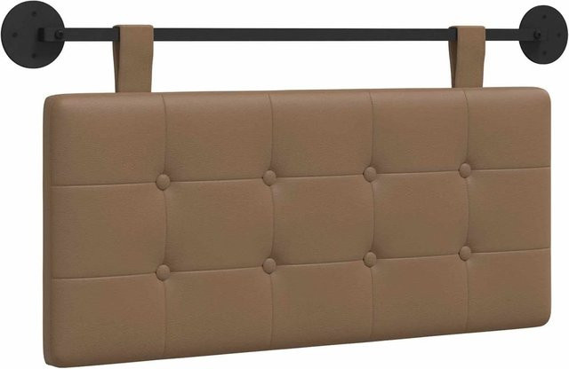 vidaXL Wandmontiertes Polsterpaneel aus Kunstleder in Braun mit geometrischem Design, B/H: 90 x 55 cm - Bild 1