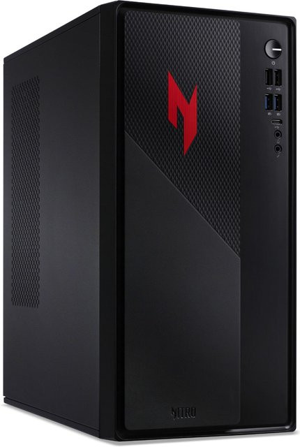 Acer Nitro N20-100 Gaming PC schwarz mit Intel Core i5, 16 GB RAM, 512 GB SSD, nVidia GeForce RTX 5060 (8 GB) und Windows 11 - Bild 1