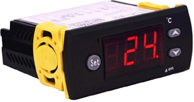 Professioneller digitaler Temperaturregler Titanium Gefrierschrank-Thermostat mit präzisen Sensoren in Gelb - Bild 1