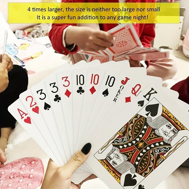 Discover Intime Riesenspielkarten-Sammlung, 54 Karten, Bunt / Mehrfarbig - Bild 1