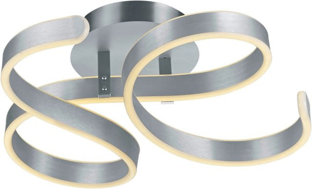 Trio LED Deckenleuchte Francis in Aluminium gebürstet, dimmbar, B: 54,0 cm, T: 19,0 cm, H: 52,0 cm - Bild 1