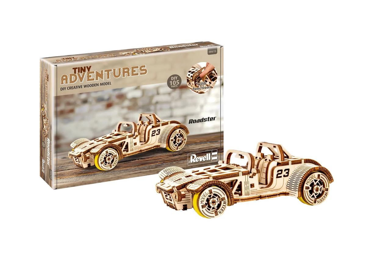 Revell Tiny Adventures Roadster, Fahrzeuge, Holz - Bild 2