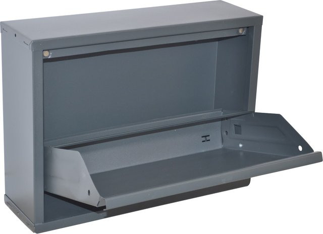 Möbel direkt online Metallschuhschrank mit 1 Klappe, stapelbar und pulverbeschichtet - Bild 1