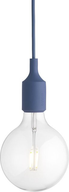 Muuto E27 LED Pendelleuchte in Blau Transparent - Bild 1