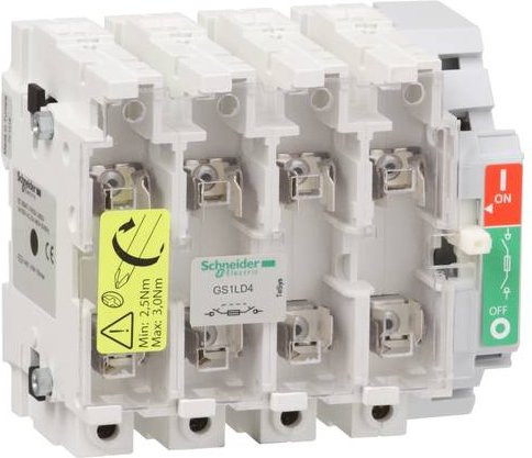 Schneider Electric Sockel mit Trennschalter in Weiß - Bild 1