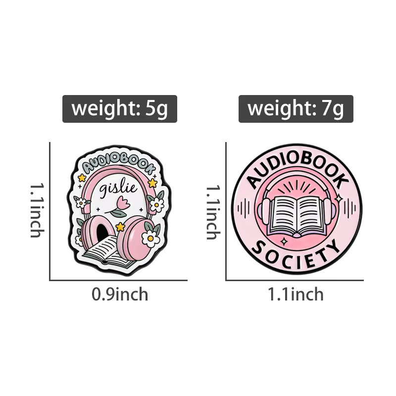 Miss Zoe Emaille Pins, Bunt, Unisex - Bild 1