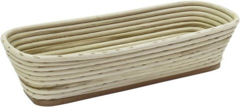 Schneider Brotform und Gärkorb mit Holzboden in Natur und Beige, B/T/H: 13 x 32 x 8,5 cm - Bild 1