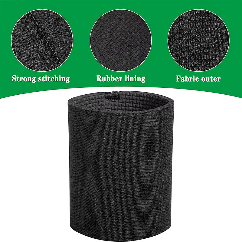 Antistatische Knauf Abdeckung aus Kunststoff in Schwarz, runde Gummi Türgriff Abdeckung und wasserdichter Schutz für deinen Türgriff, Durchmesser: 6,5 cm, Tiefe: 5,0 cm - Bild 5