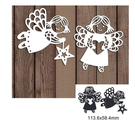 Metall Stanzformen Engel für Scrapbooking und DIY Bastelarbeiten - Bild 3