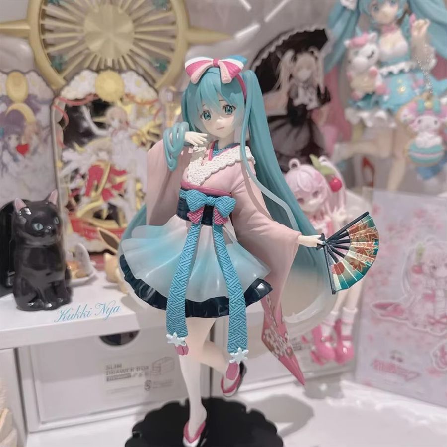 Hatsune Miku Anime Figur Neo Tokyo Serie Kimono Multicolor aus PVC von Bandai - Bild 2