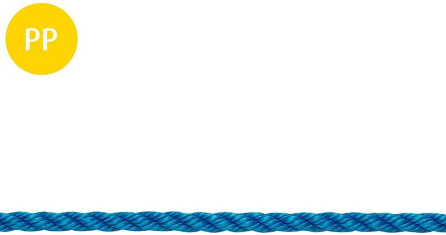 Conacord Polypropylen Multifil Seil Blau Ø 6 mm Meterware - Bild 1