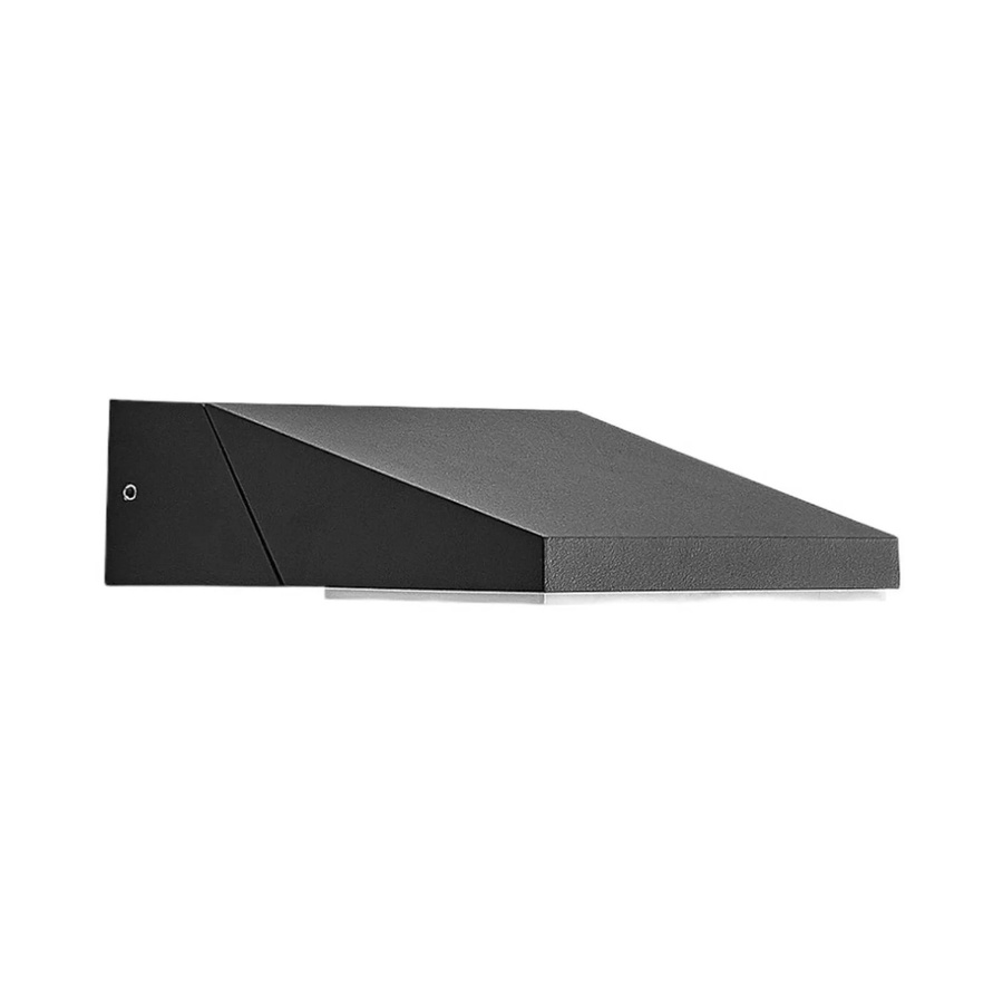 Lucande LED Außenwandleuchte Auda Modern Schwarz aus Aluminium mit warmweißem Licht und IP65 Schutz - Bild 2