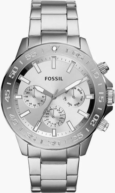 Fossil Armbanduhr Quarz, Edelstahl, Silber, Herren - Bild 1
