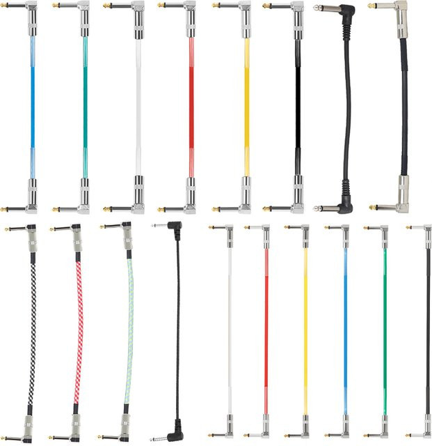 IRIN Gitarren Patchkabel für E-Gitarre mit 6,35 mm Stecker in Multicolour - Bild 1