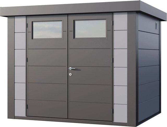 Telluria Gerätehaus Classico in Grau mit Außenmaß B/H/T: 288 x 219 x 228 cm - Bild 1