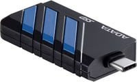 ADATA Externe SSD SC735 mit 1 TB Speicherplatz und USB-C Anschluss in Schwarz oder Blau - Bild 1
