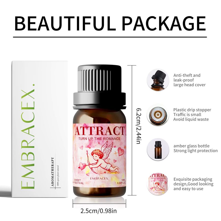 Attract ätherisches Öl von EMBRACEX für Kerzenherstellung und Diffusoren, 10 ml - Bild 3