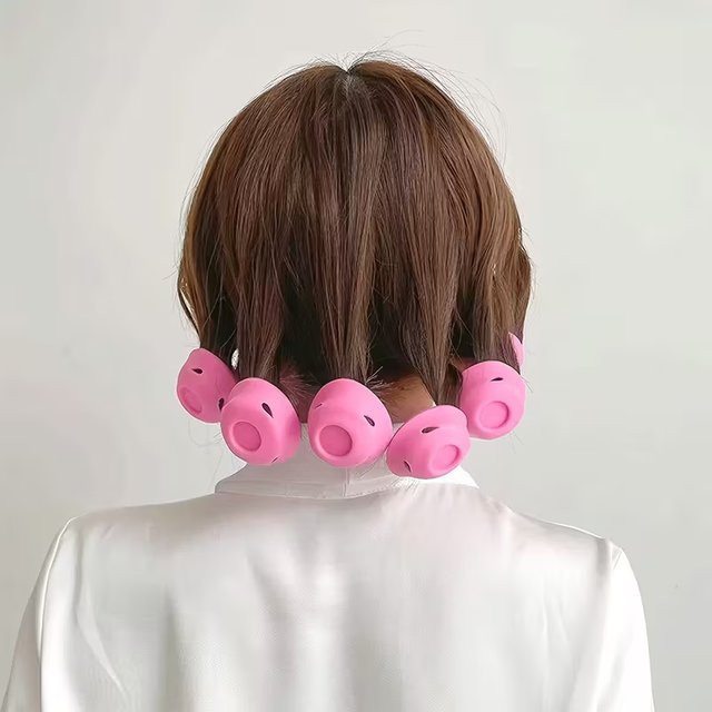 10 Stück Damen-Pilzrolle Lockenwickler für normales Haar, manuell - Bild 1