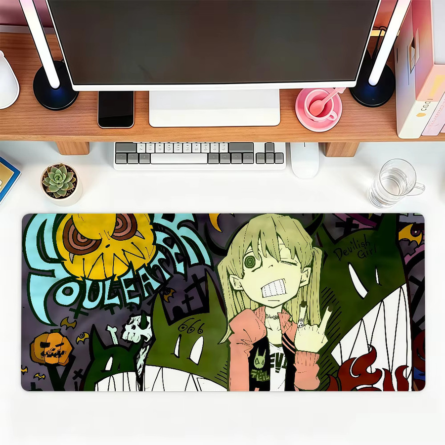 Soul Eater Mauspad für Büro und Gaming, rutschfest und wasserdicht, multicolour - Bild 6