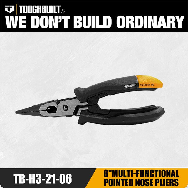 TOUGHBUILT Mehrzweck-Spitzzange 6 Zoll TB-H3-21-06 - Bild 1