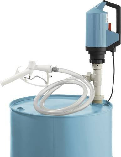 Grün Pumpen BS1 Fasspumpe für Professionals in Blau mit 95 l/min und 7m Förderhöhe - Bild 1