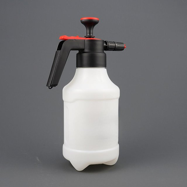 Manuelle Druckschaumsprüher Handpumpe in Weiß mit 2 l Volumen für Autowäsche und Gartenpflanzen - Bild 1