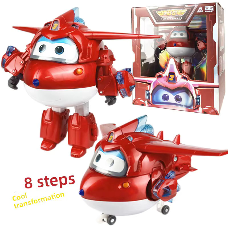 AULDEY Super Wings Jett Dizzy Mecha, verwandelnder Roboter, Fahrzeuge - Bild 2