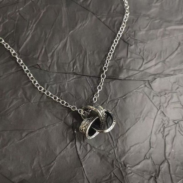 Bandai Halskette mit Anhänger, Silber, Unisex - Bild 1
