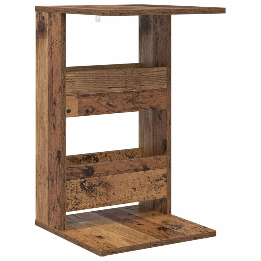 vidaXL Beistelltisch aus Altholz in Braun, modern und rechteckig, B/T/H: 40 x 35 x 60,5 cm - Bild 2